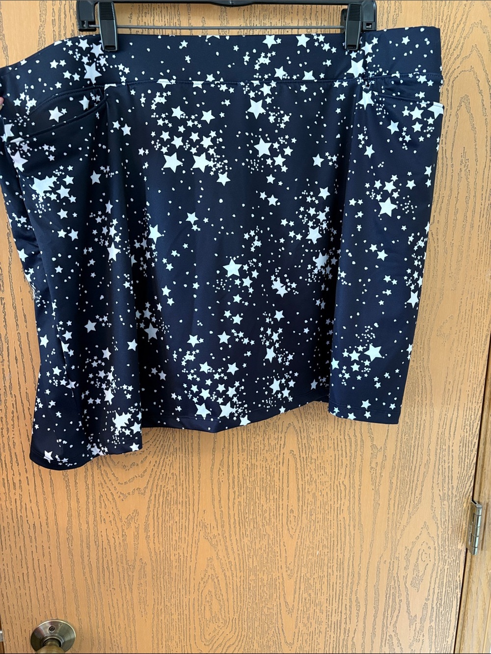 Chico's Navy Star-Print Women’s Skort